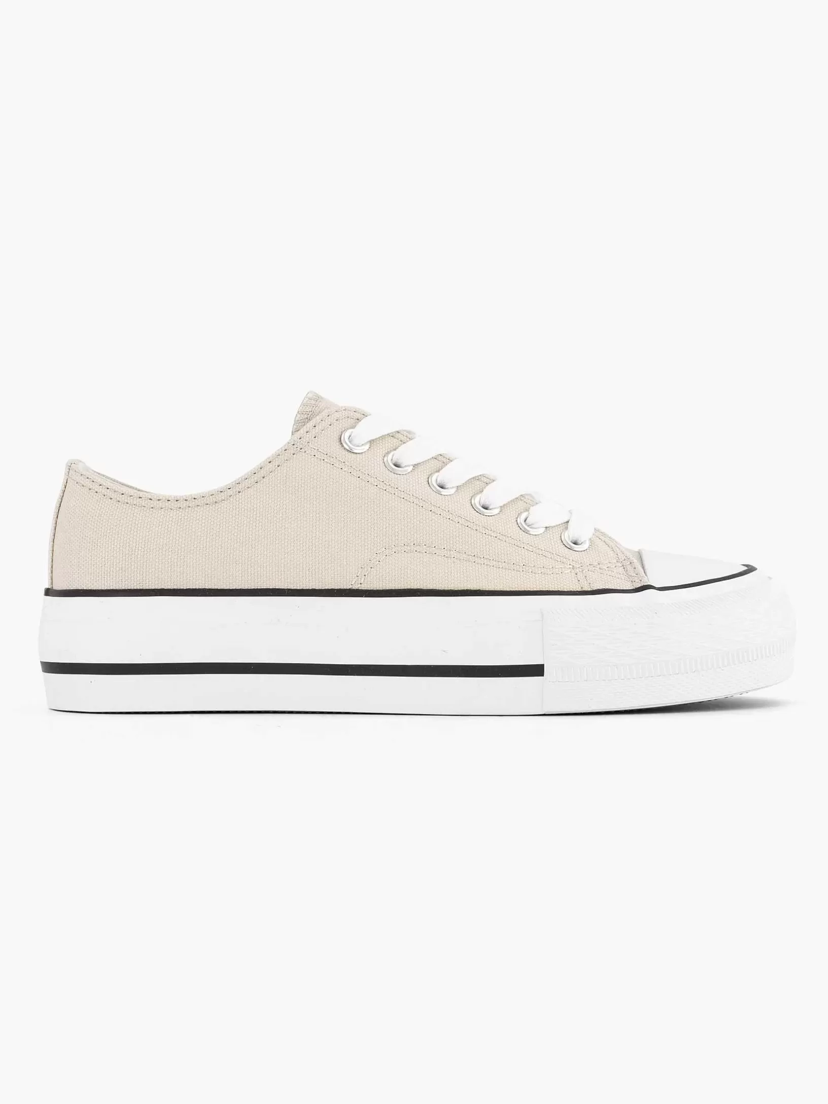 Dames Graceland Beige Canvas Sneaker