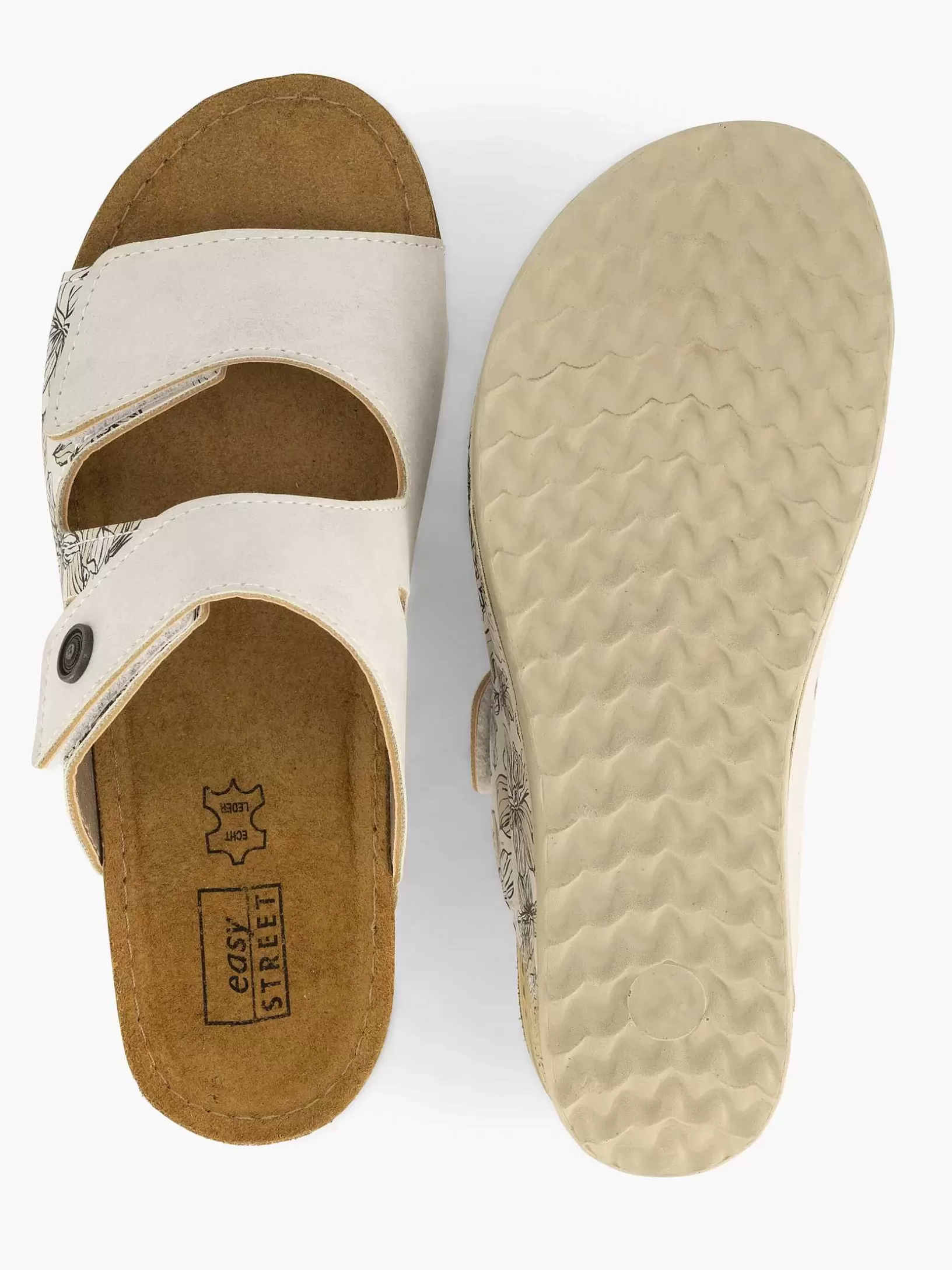 Dames Easy Street Beige Comfort Slipper