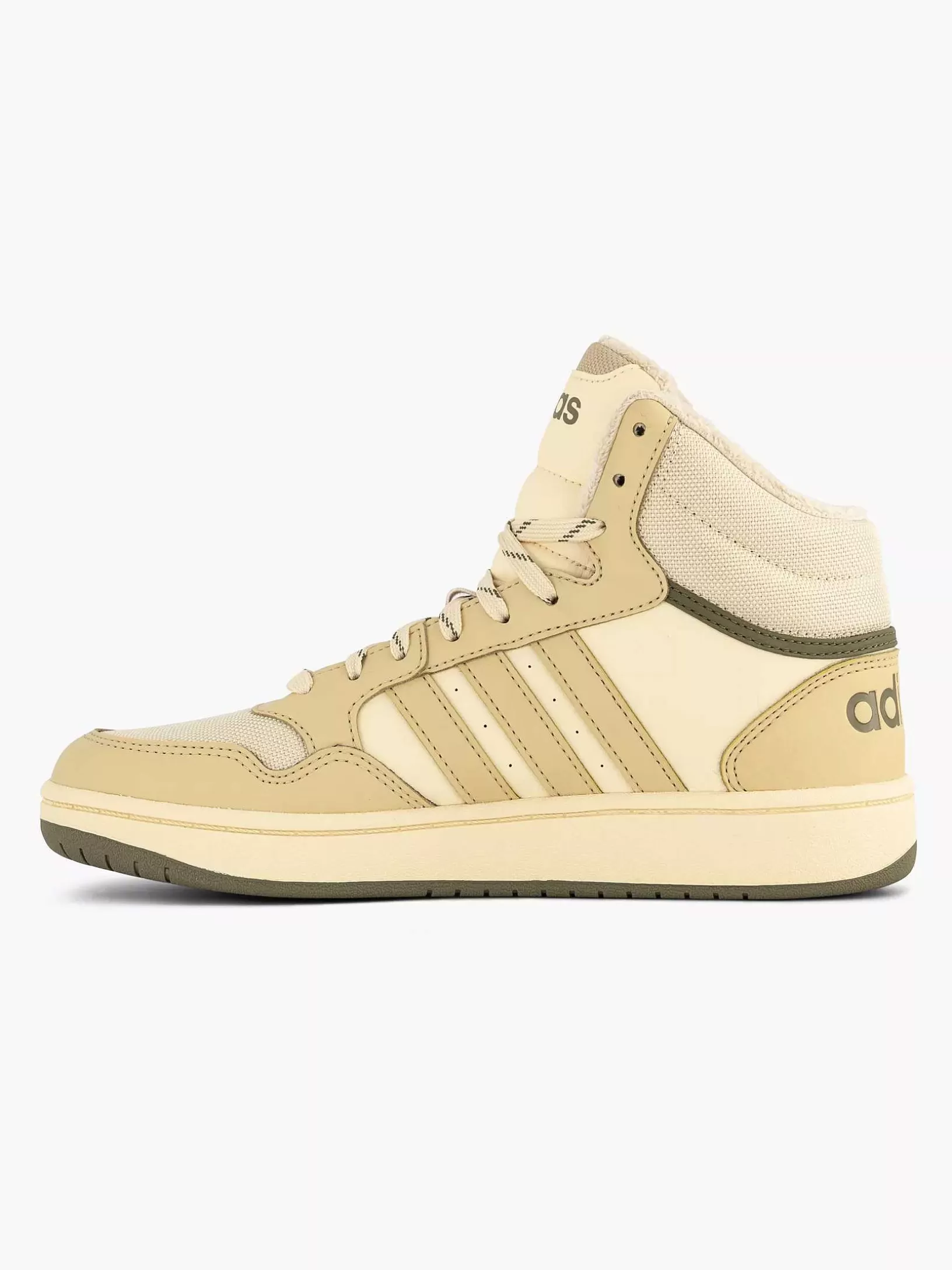 Kinderen adidas Beige Hoops Mid 3.0 K