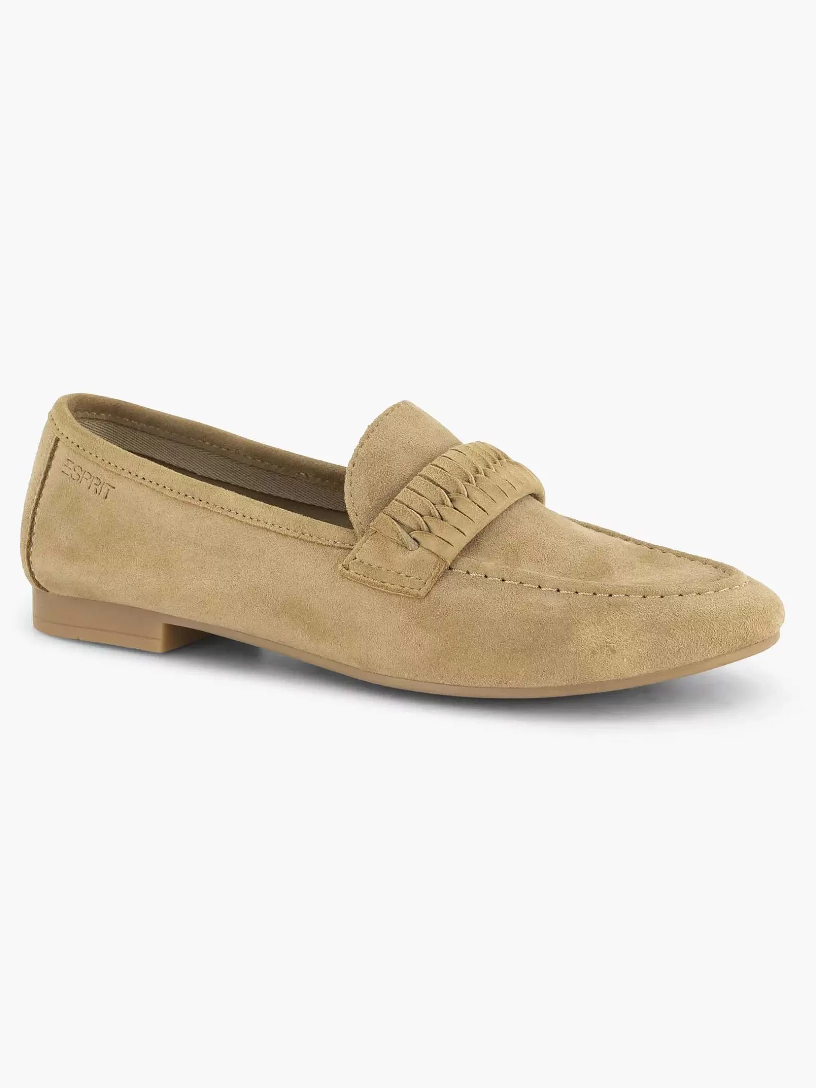 Dames Esprit Beige Leren Loafer