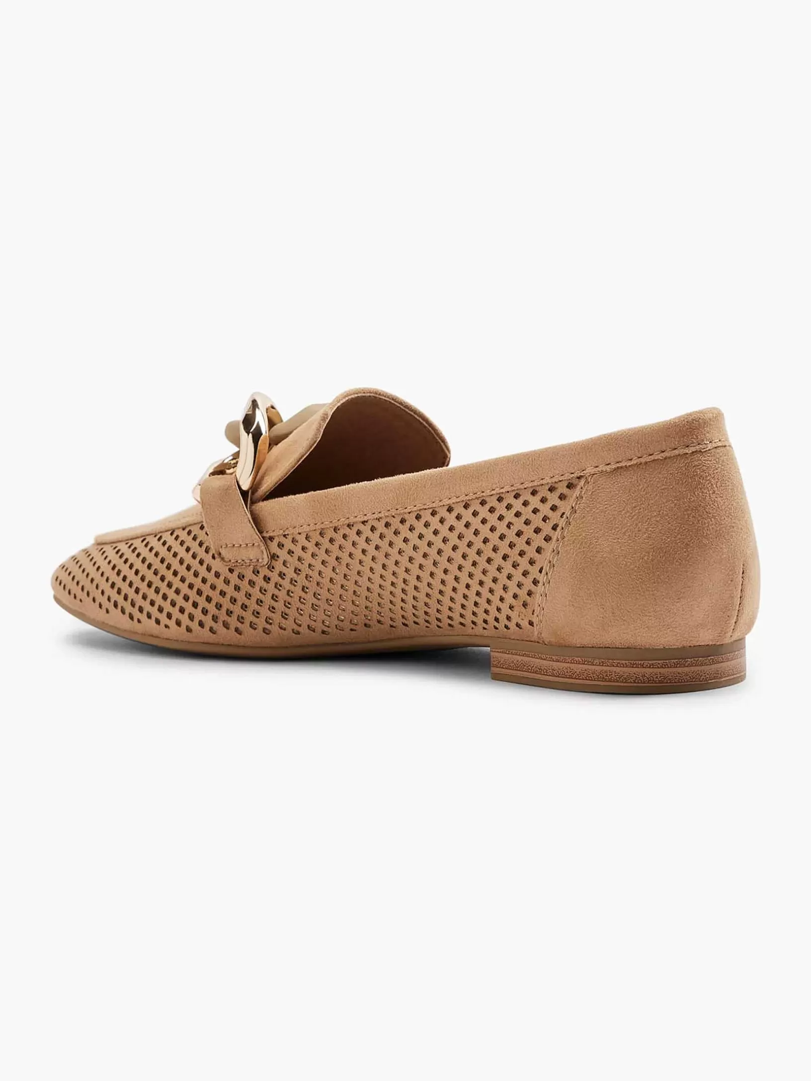 Dames Graceland Beige Loafer Sierketting