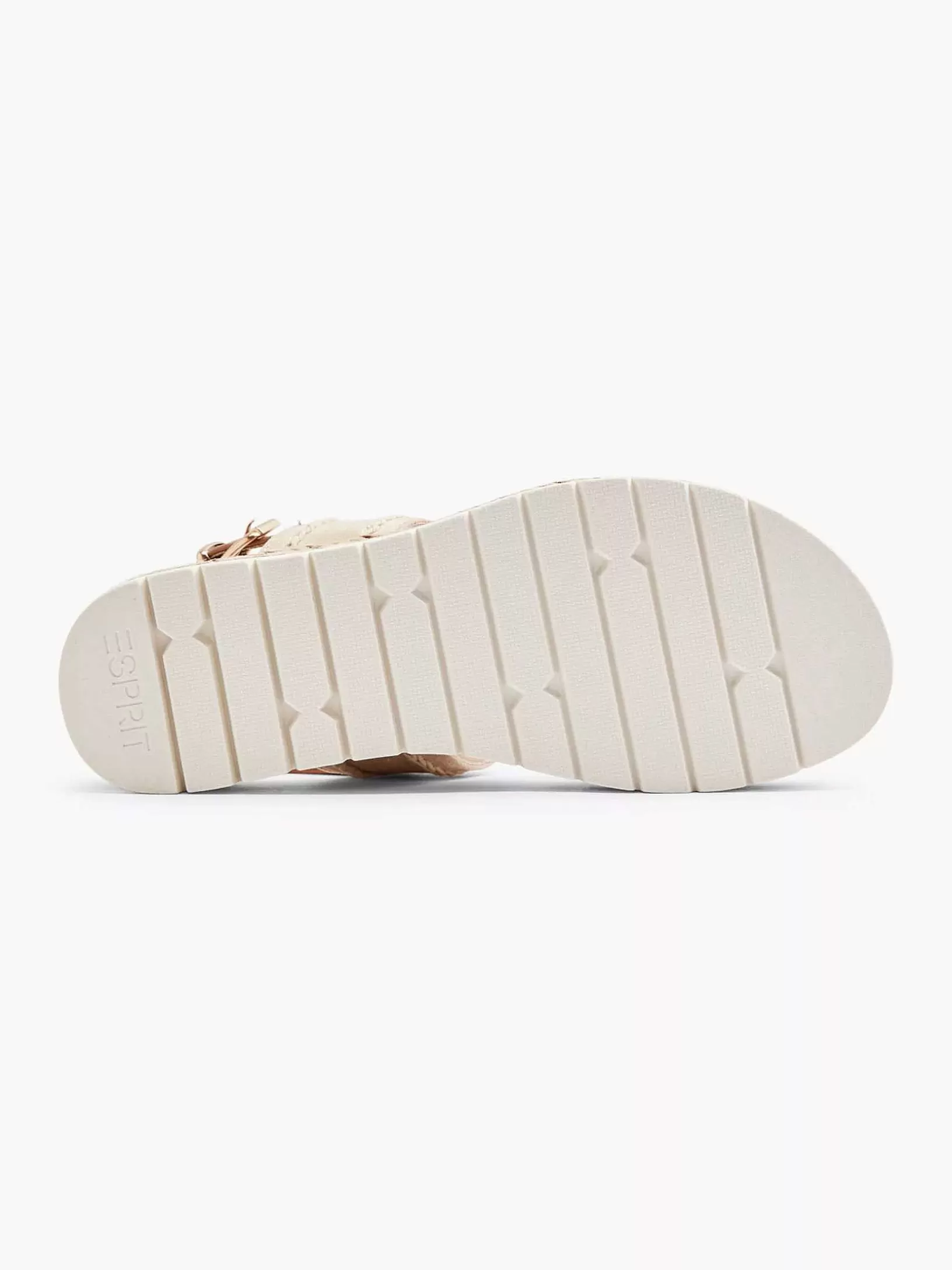 Dames Esprit Beige Platform Sandaal