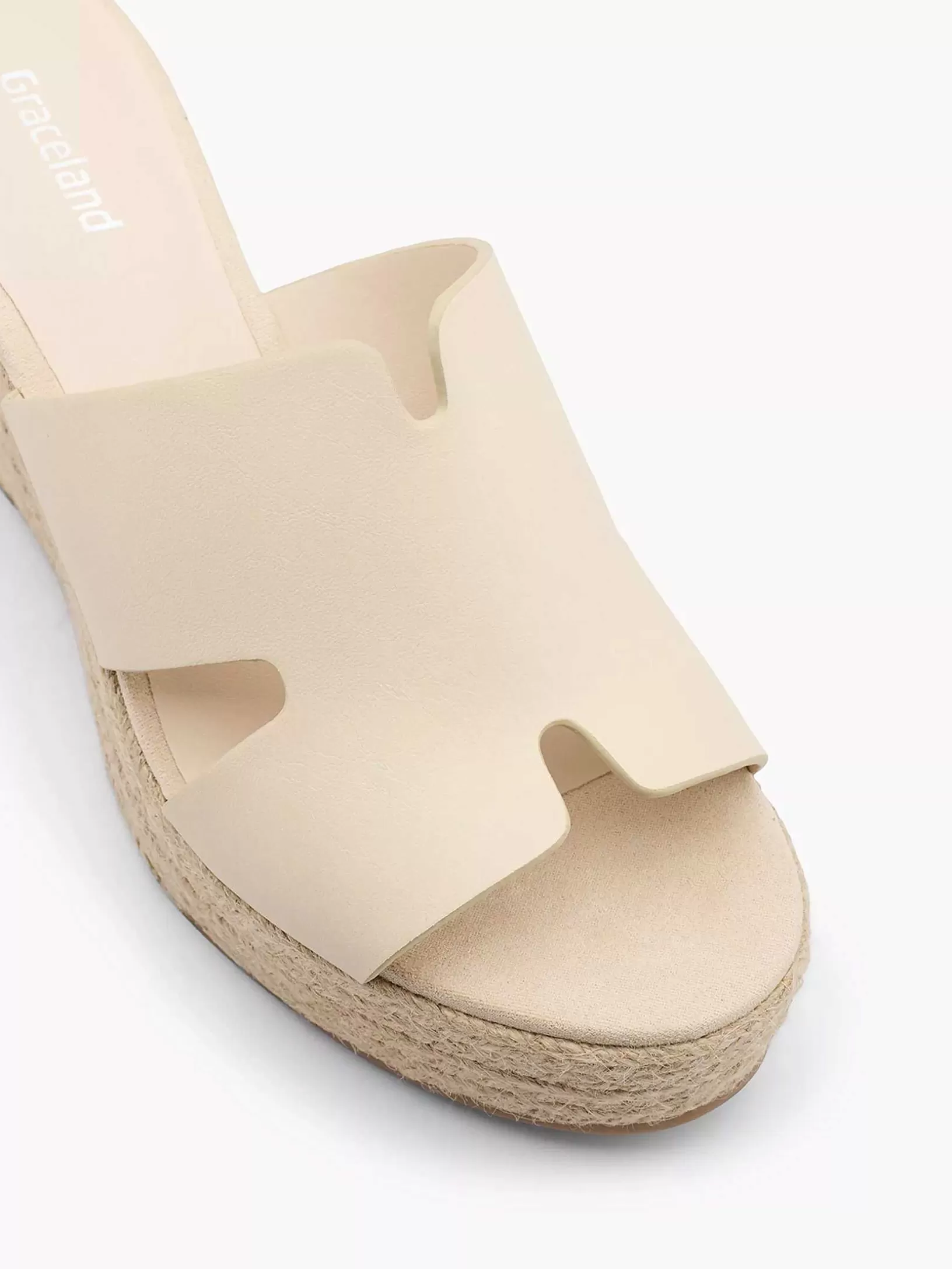 Dames Graceland Beige Slipper Sleehak