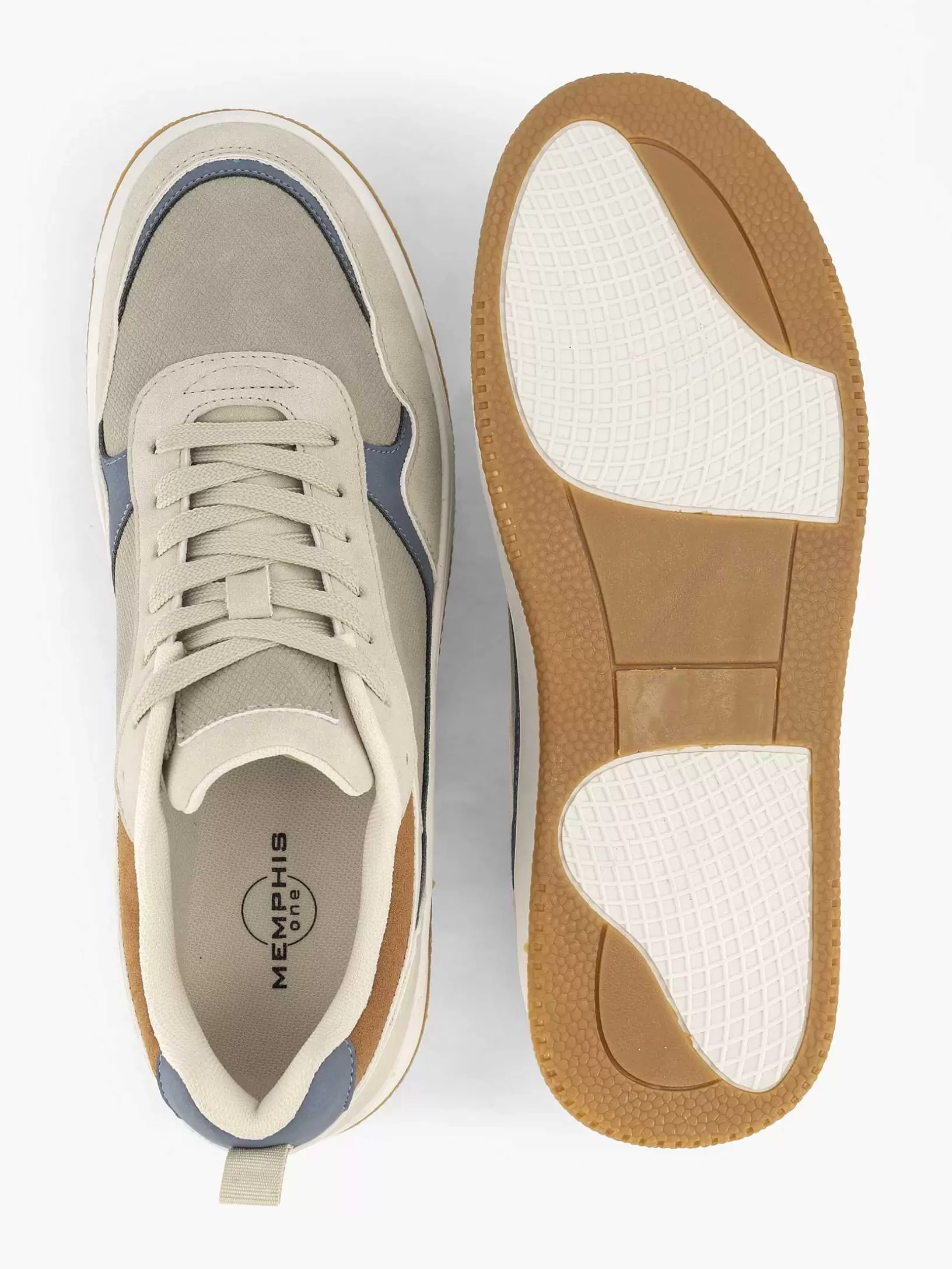 Heren Memphis One Beige Sneaker