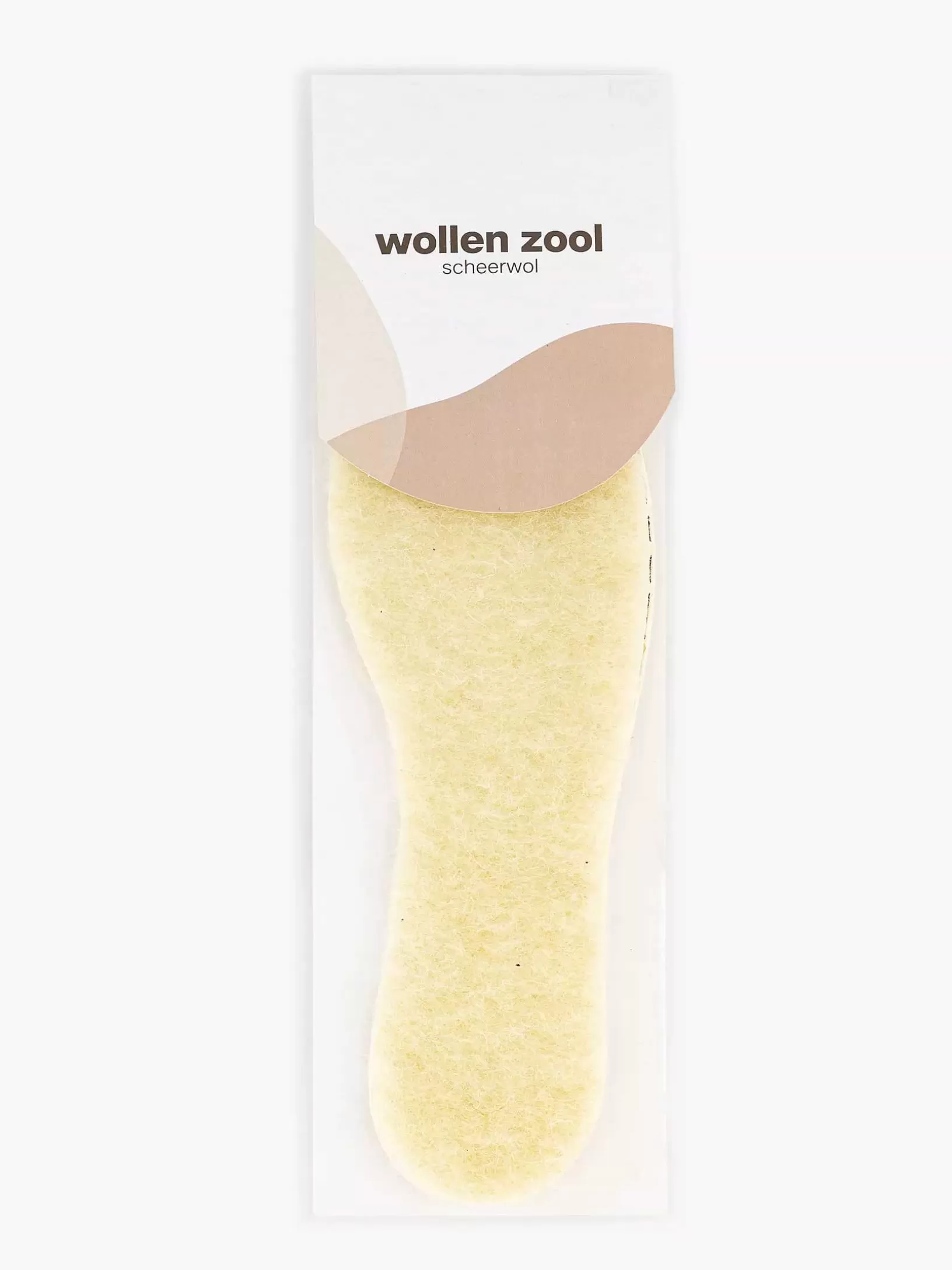 Kinderen vanHaren Beige Wollen Zool 23-35