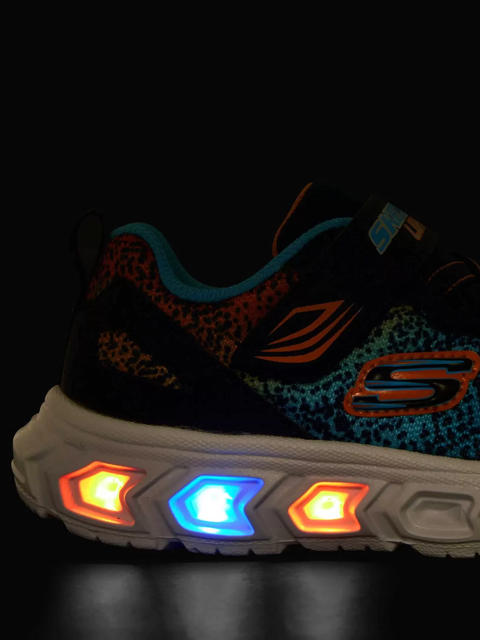 Kinderen Skechers Blauwe Sneaker Lichtjes