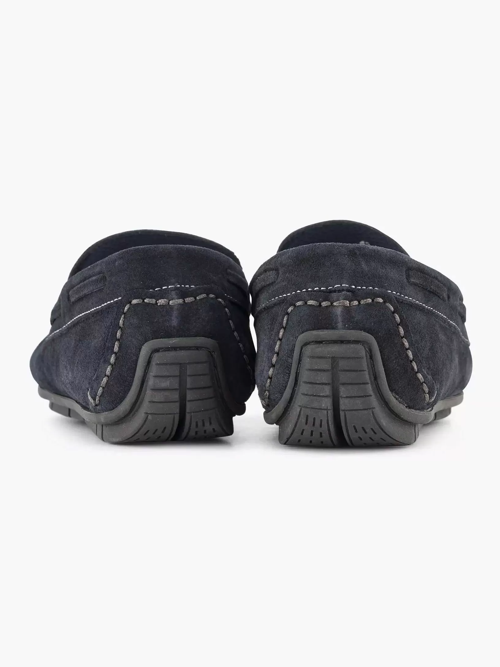 Heren Easy Street Blauwe Suede Comfort Instapper