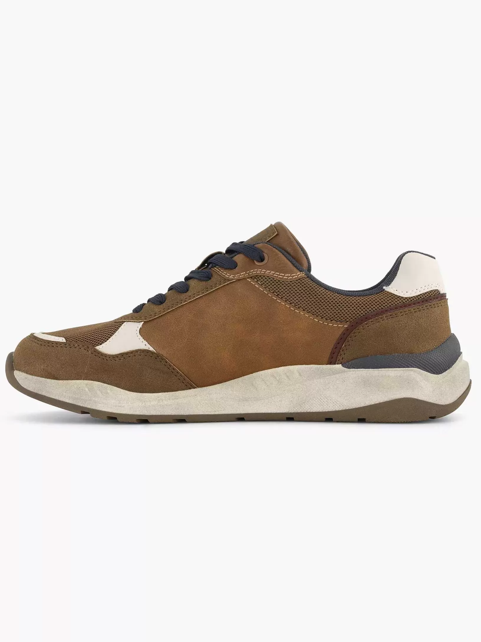 Heren Easy Street Bruine Comfort Sneaker