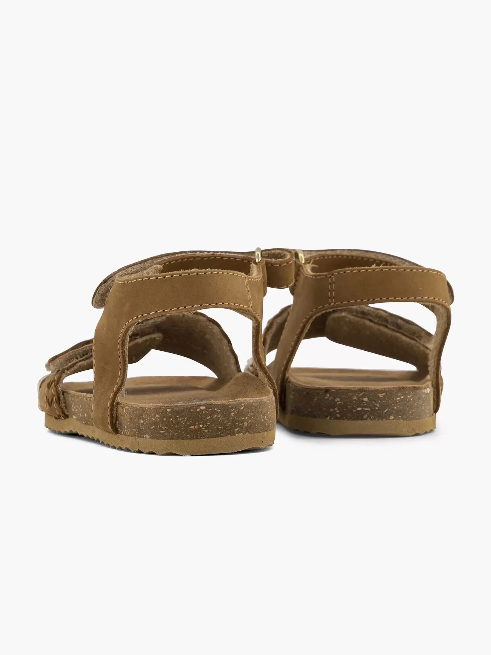 Bruine leren sandalen sale