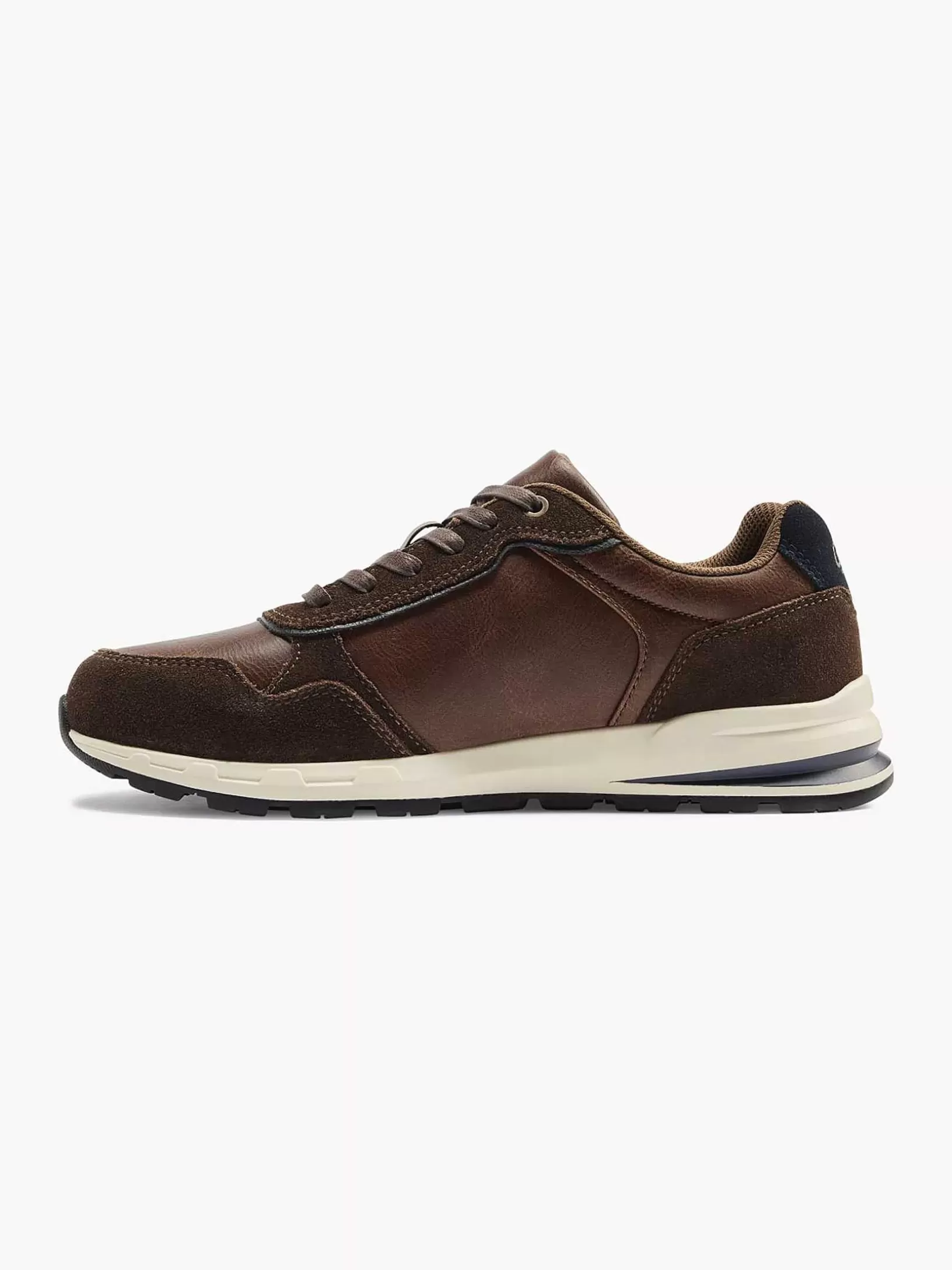 Heren Gallus Bruine Suede Sneaker