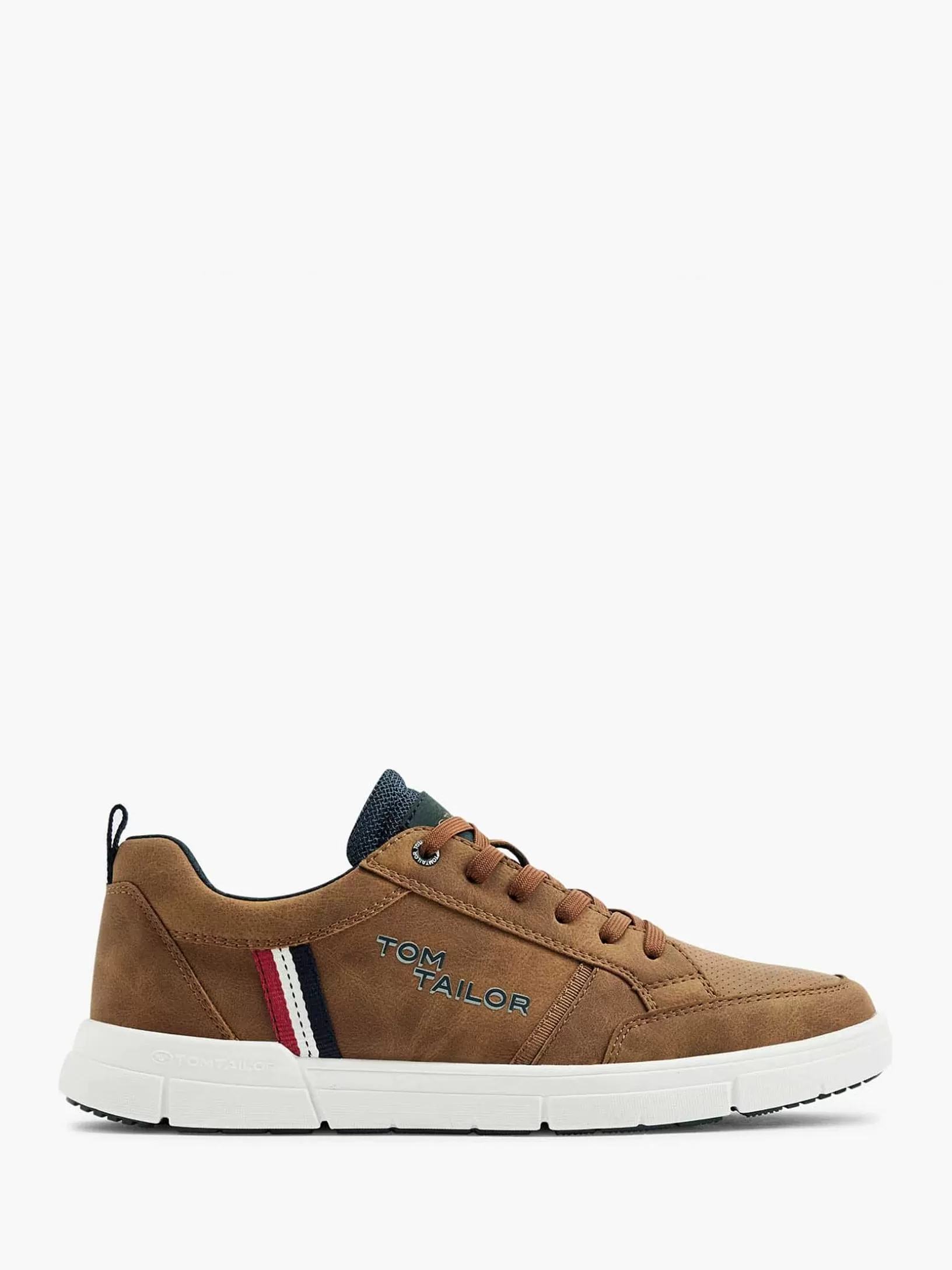 Heren TOM TAILOR Cognac Sneaker