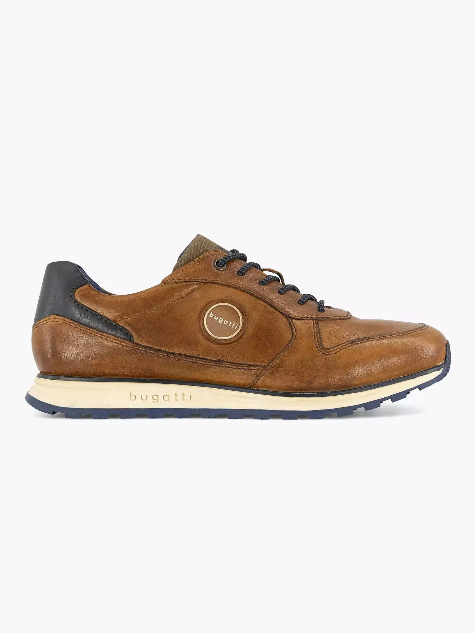 Heren Bugatti Cognac Sneaker Cirino