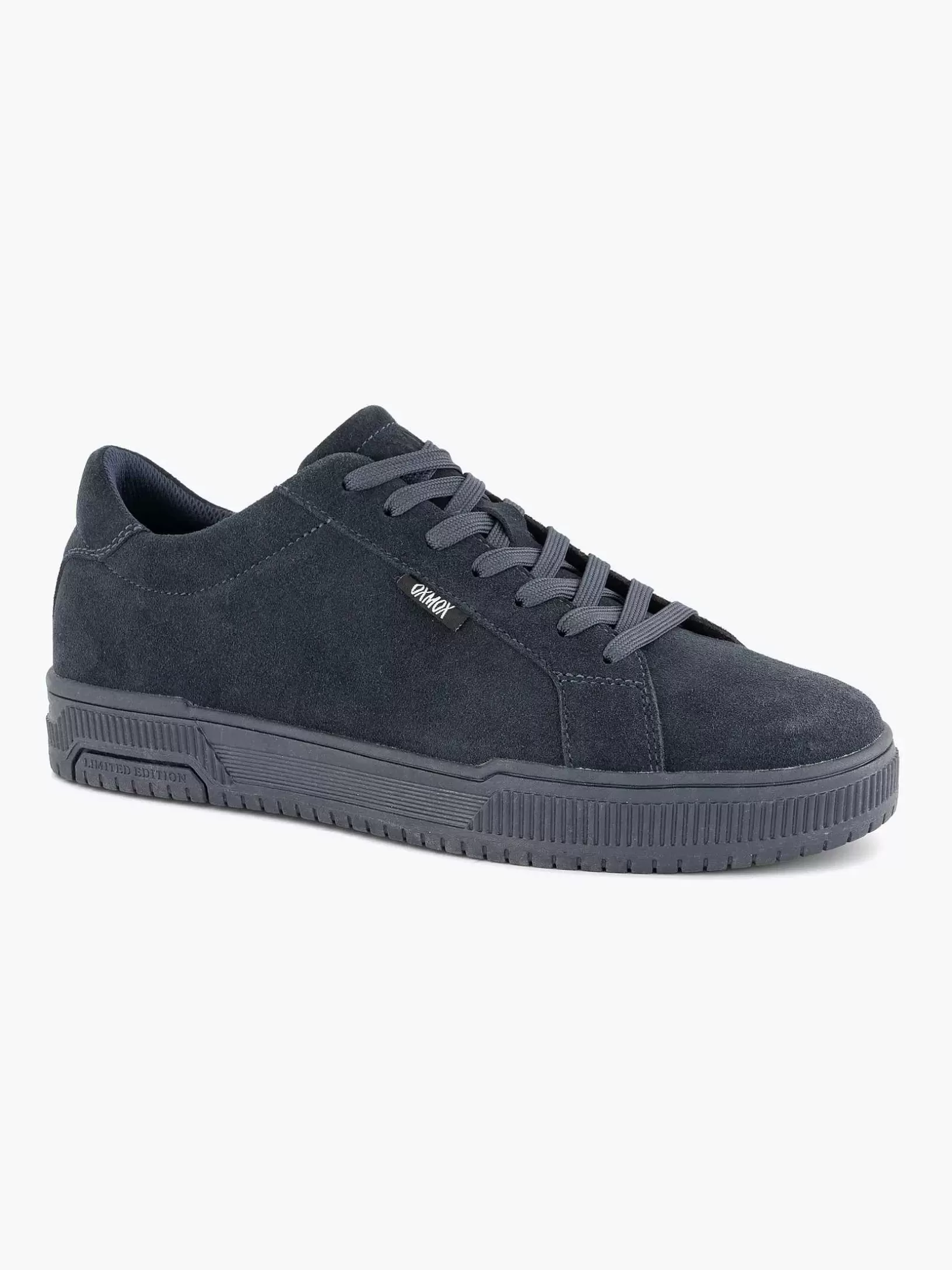 Heren Oxmox Donkerblauwe Suede Sneaker