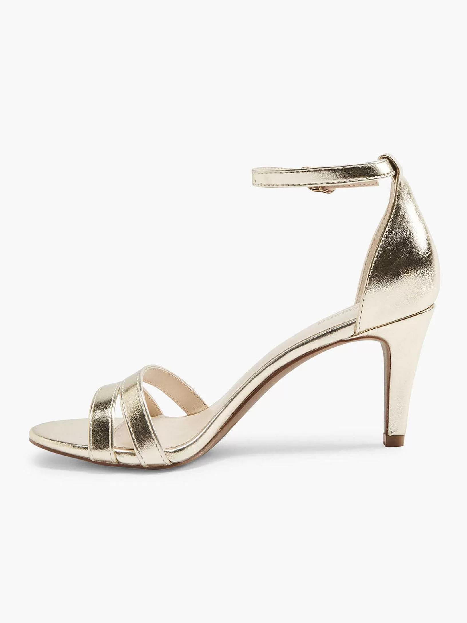 Dames Graceland Gouden Sandalette Metallic