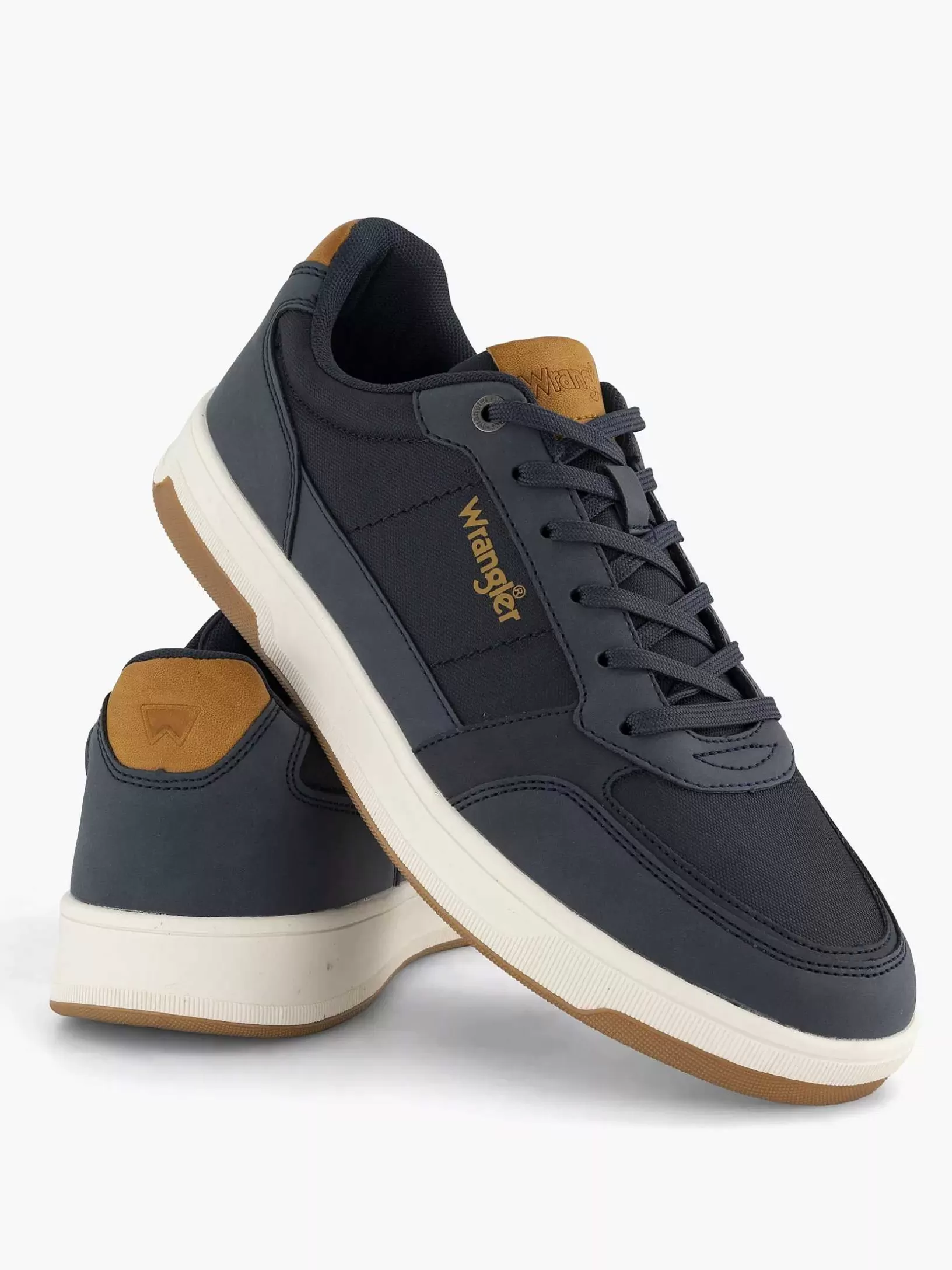 Heren Wrangler Marine Blauwe Sneaker