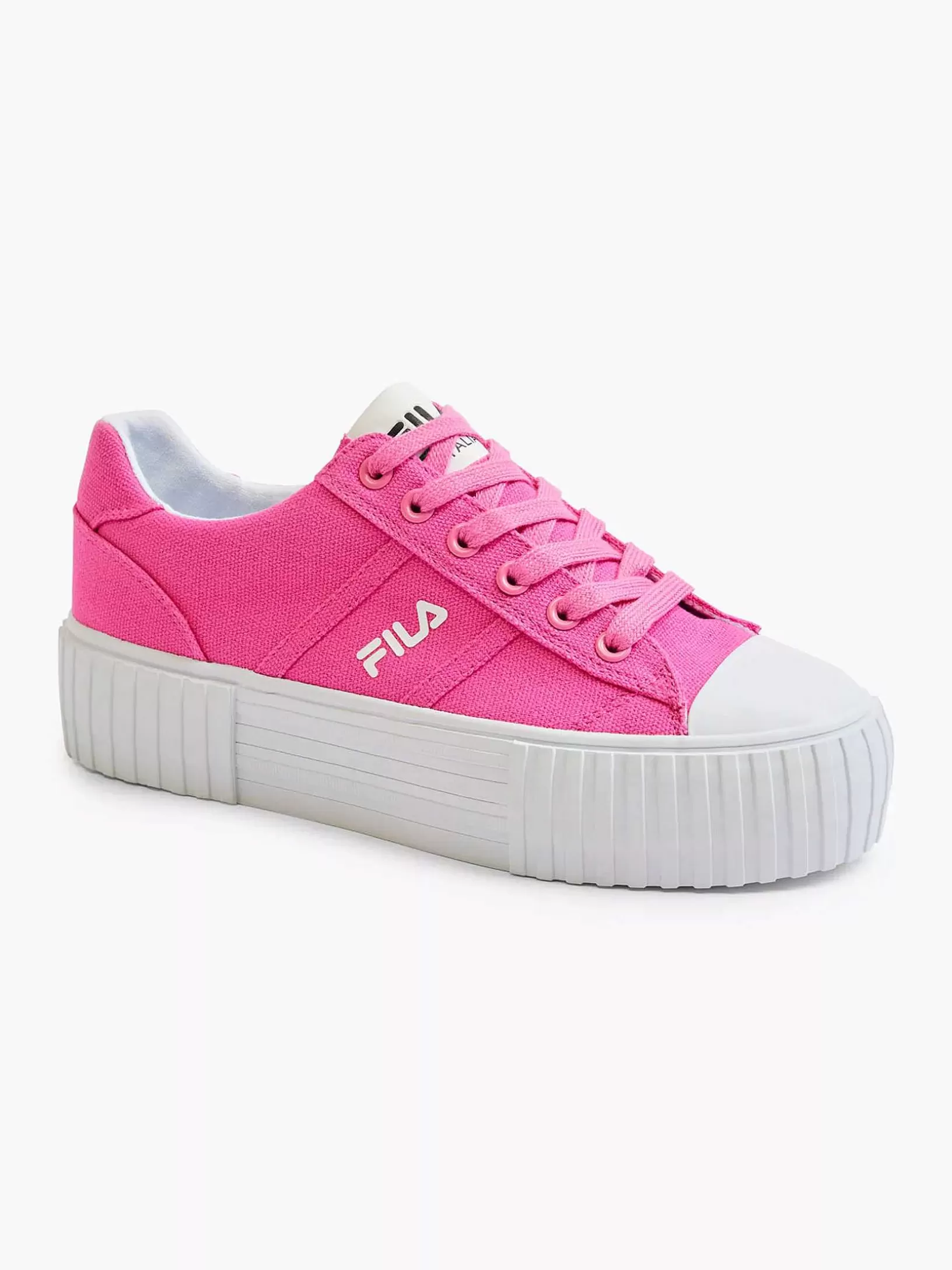 Dames FILA Roze Platform Canvas Sneaker