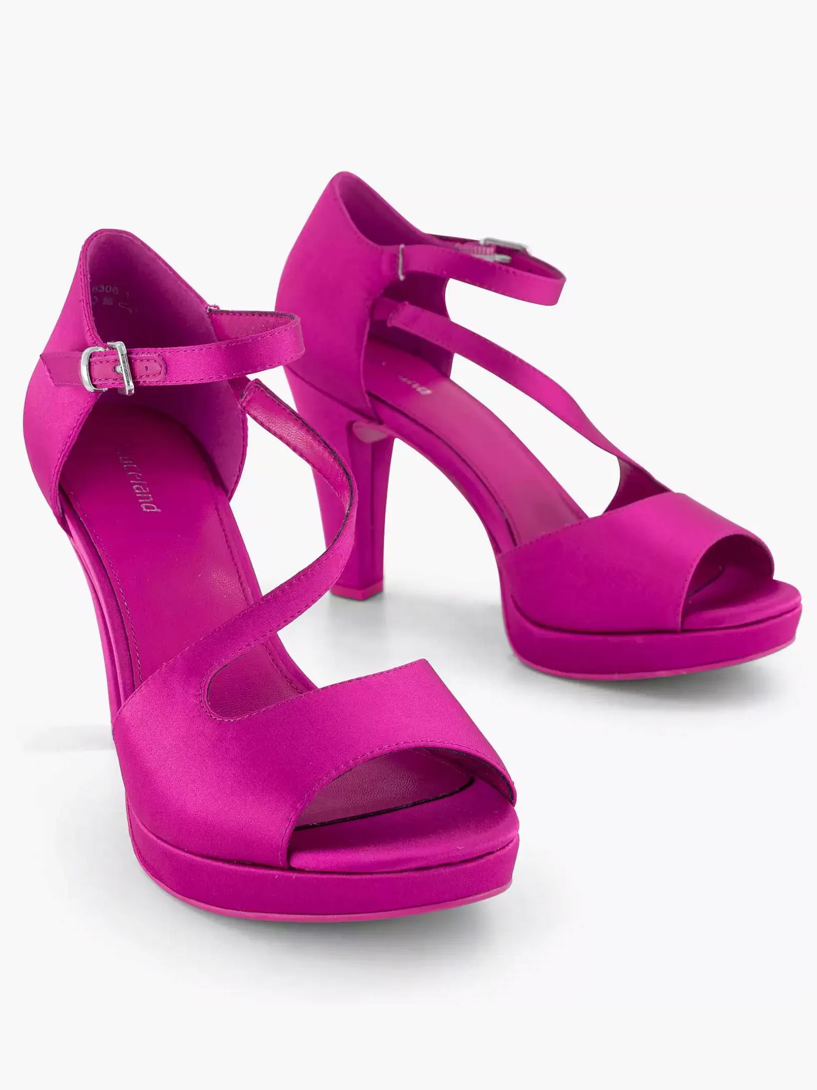 Dames Graceland Roze Pump Satijn