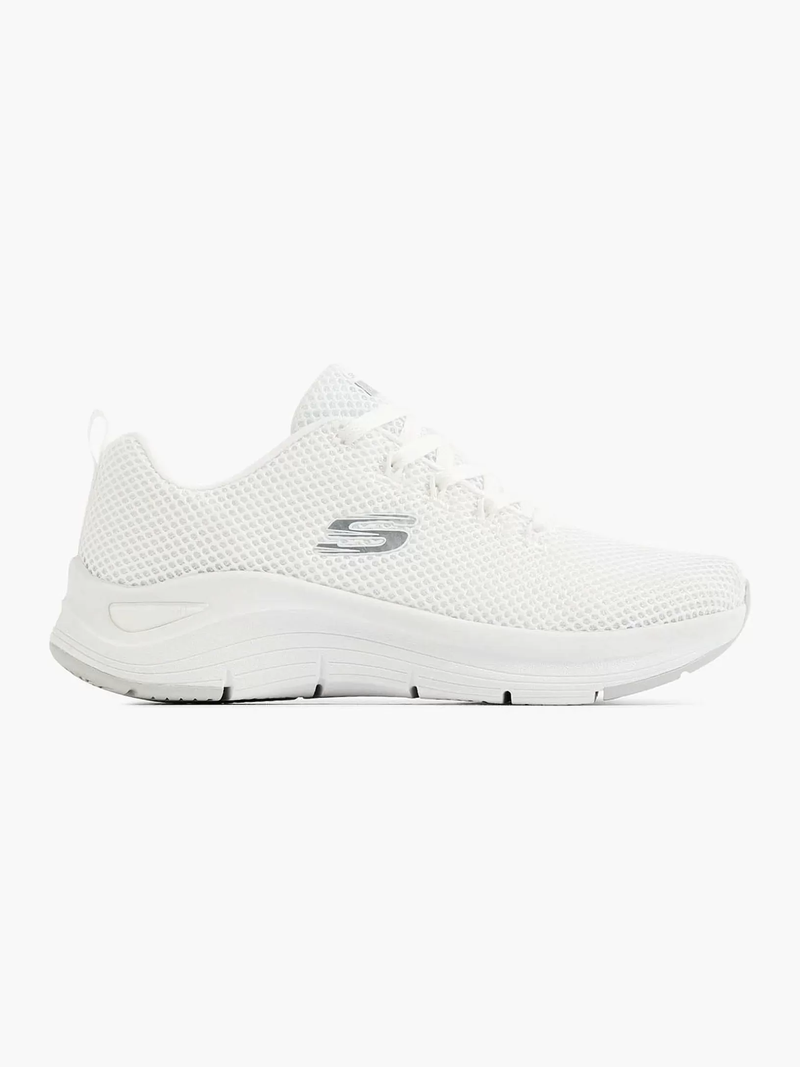 Dames Skechers Witte Arch Comfort - Natural Flutter