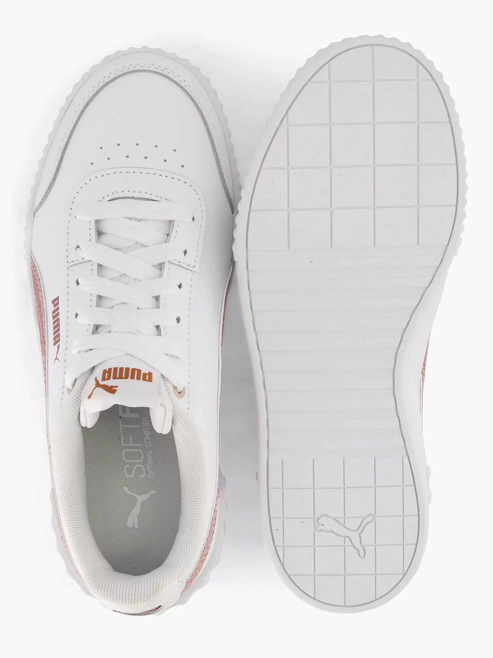 Kinderen Puma Witte Carina Lift Glitz Jr