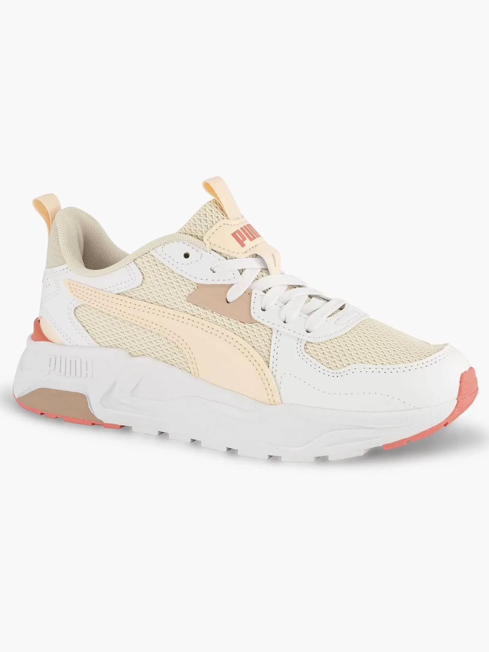 Dames Puma Witte Chunky Sneaker Trinity Lite