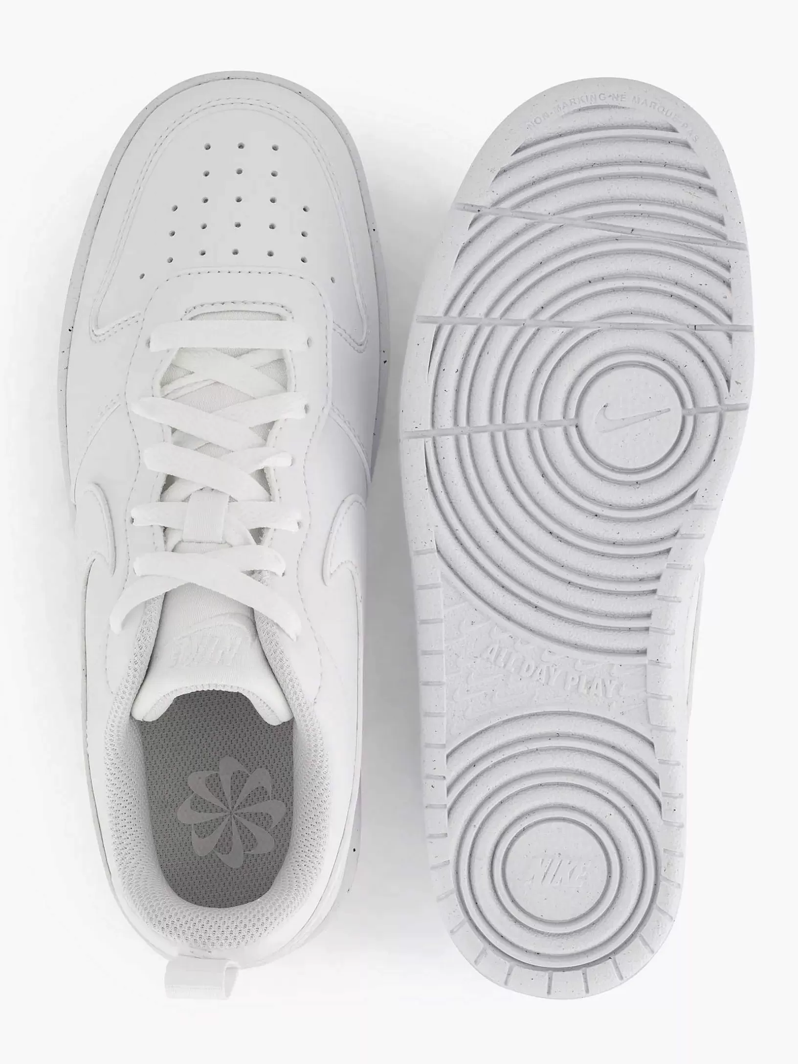 Kinderen Nike Witte Court Borough Low Recraft