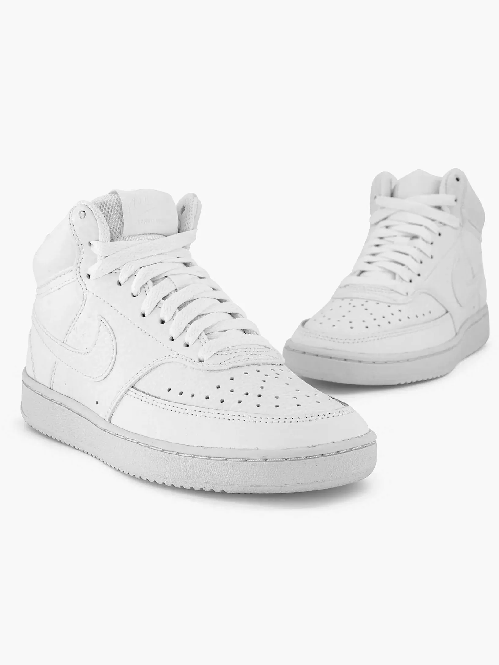 Dames Nike Witte Court Vision Mid