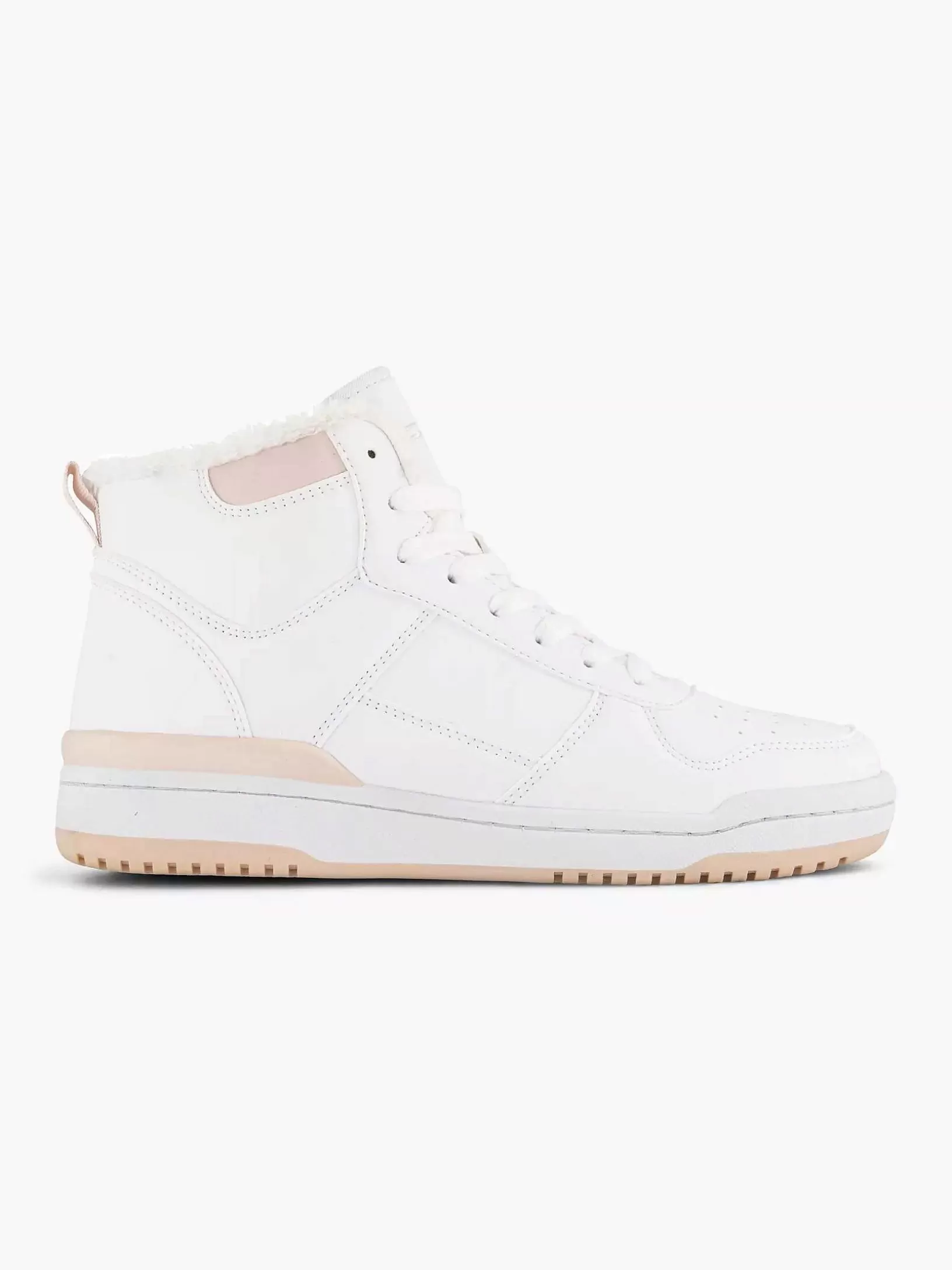 Dames Graceland Witte Hoge Sneaker