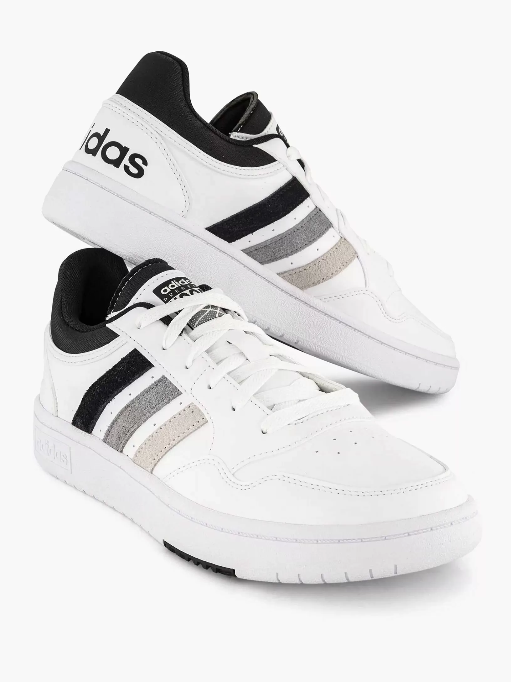 Heren adidas Witte Hoops 3.0