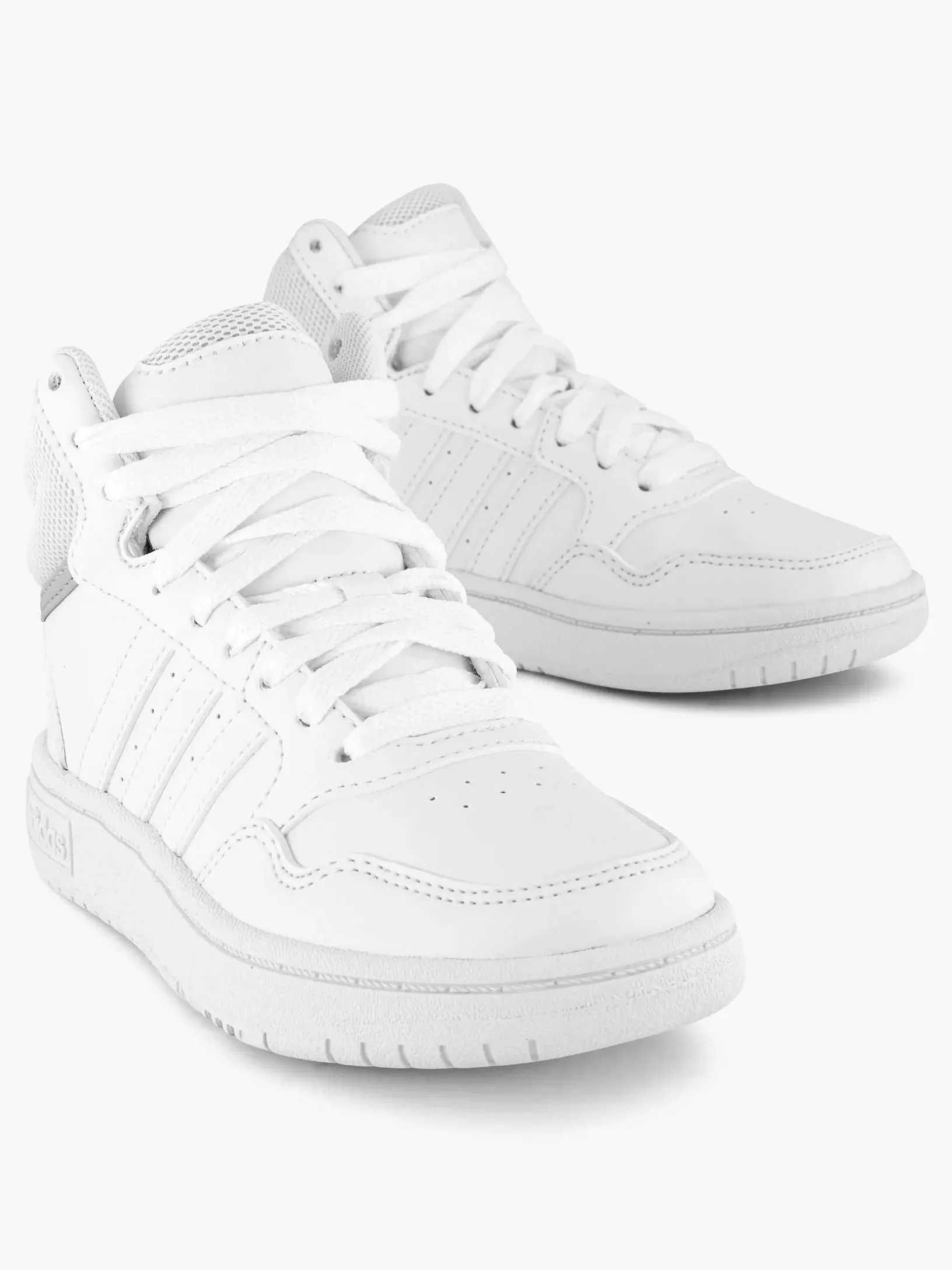 Kinderen adidas Witte Hoops Mid 3.0 K