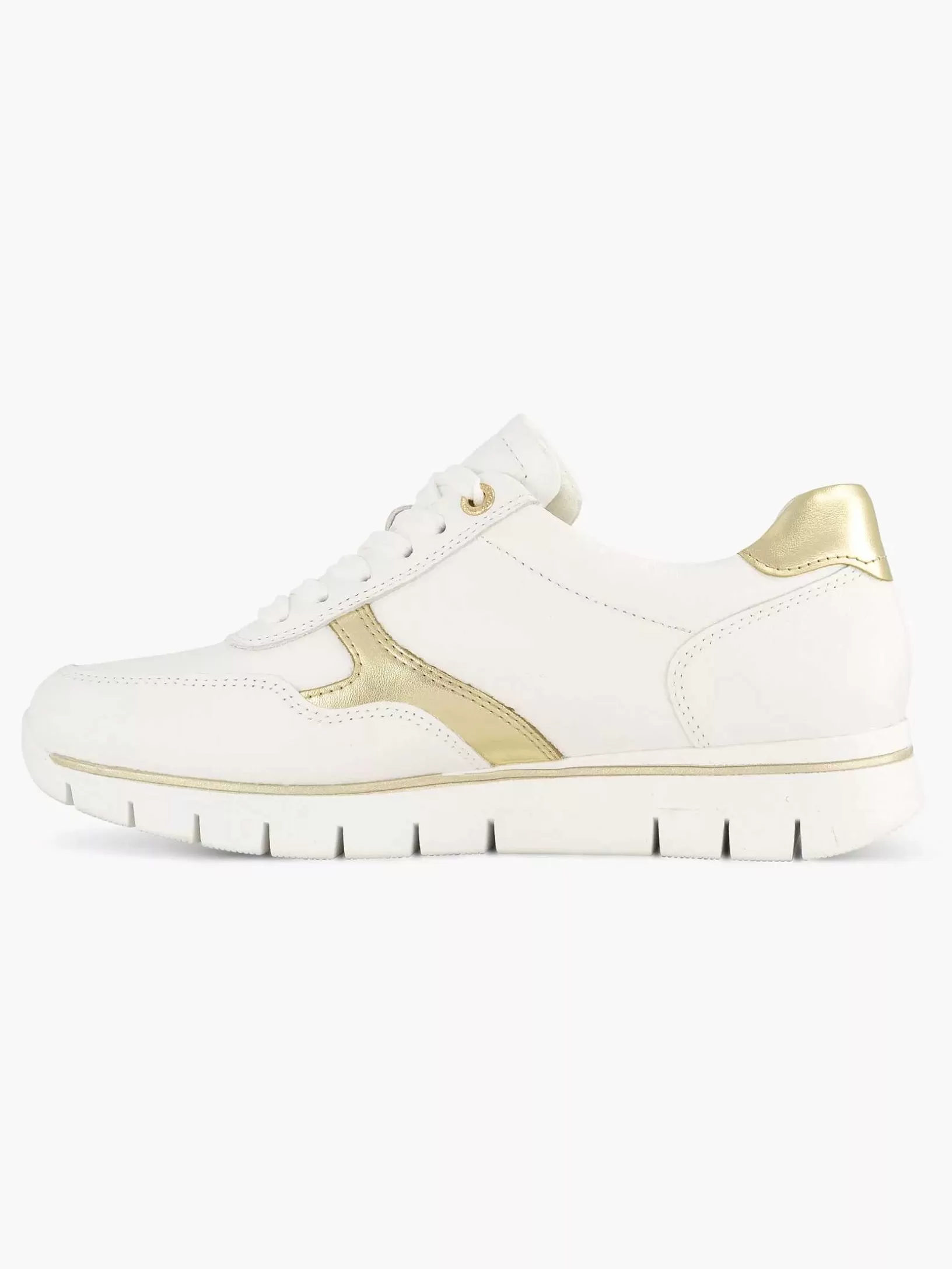 Dames Medicus Witte Leren Comfort Sneaker