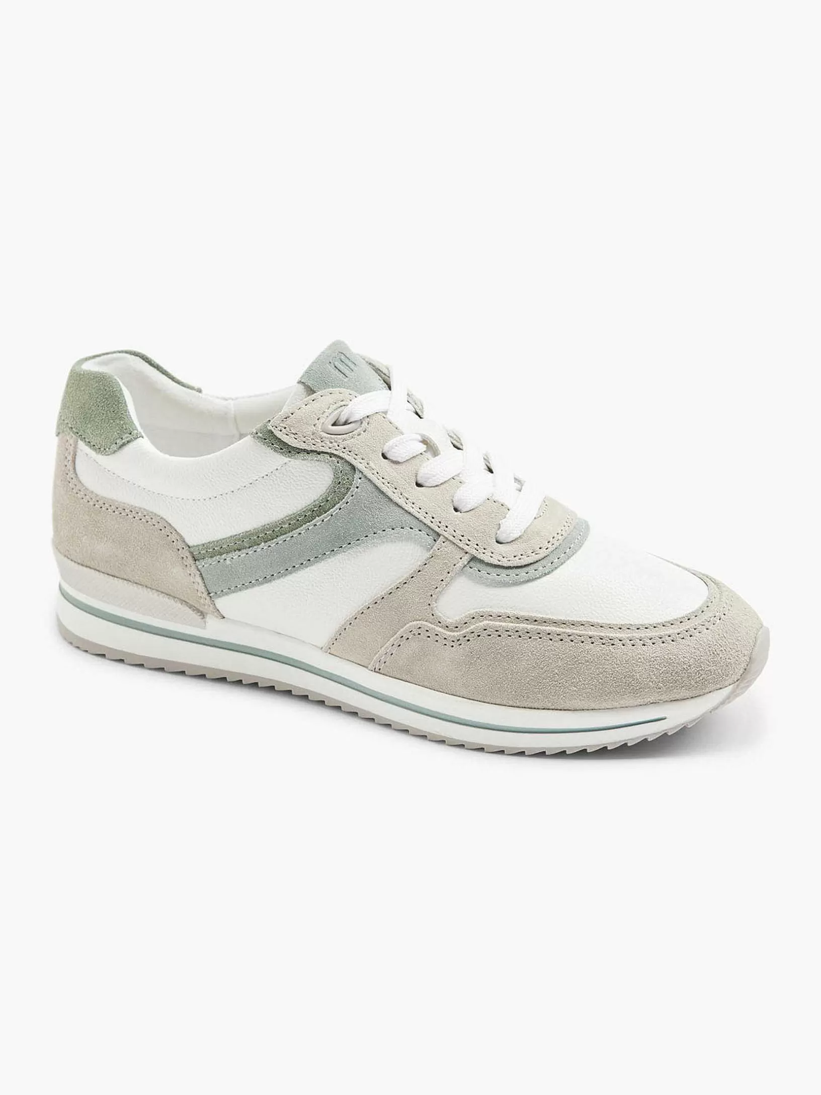 Dames Medicus Witte Leren Comfort Sneaker