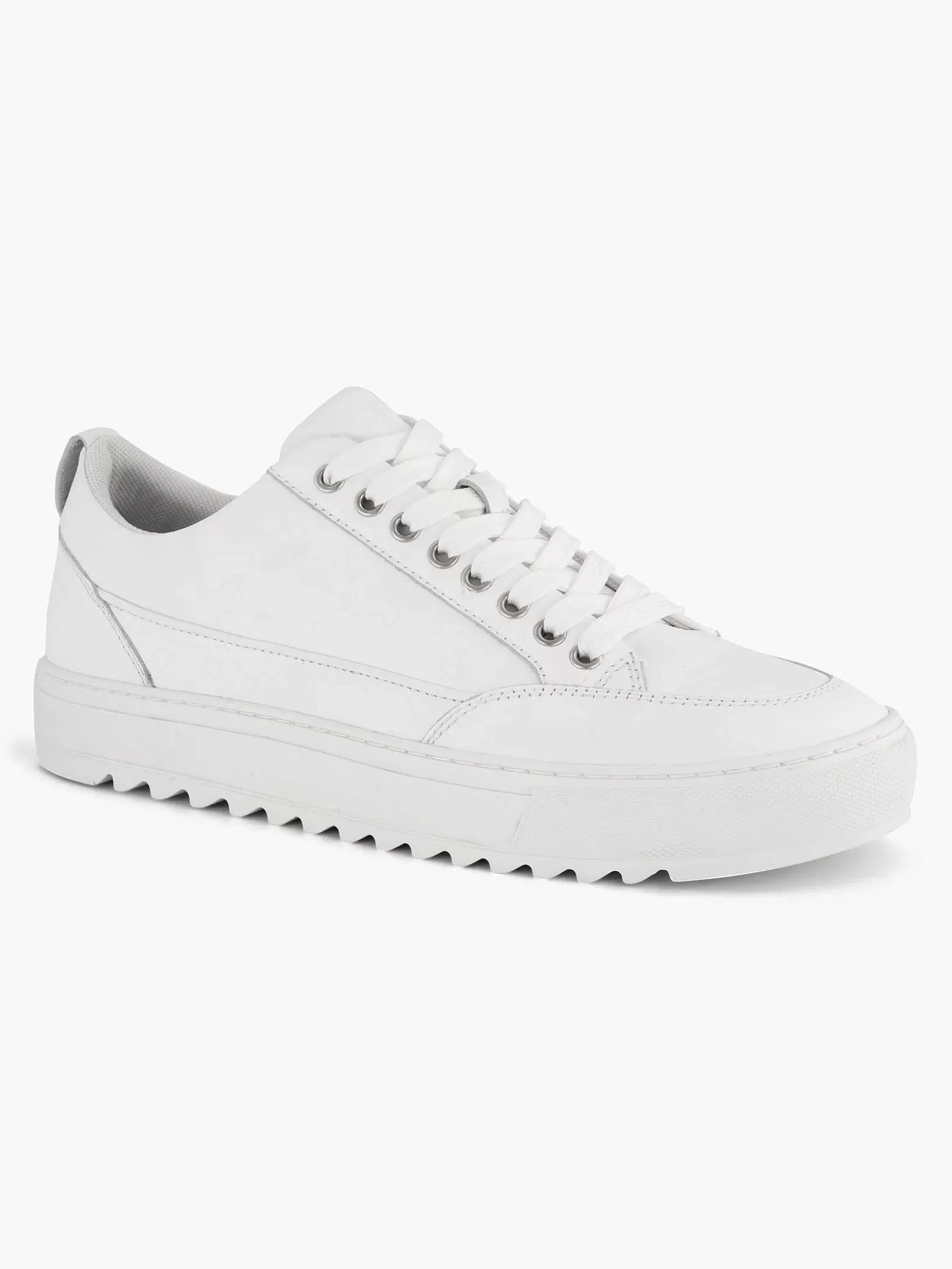 Heren Oxmox Witte Leren Sneaker