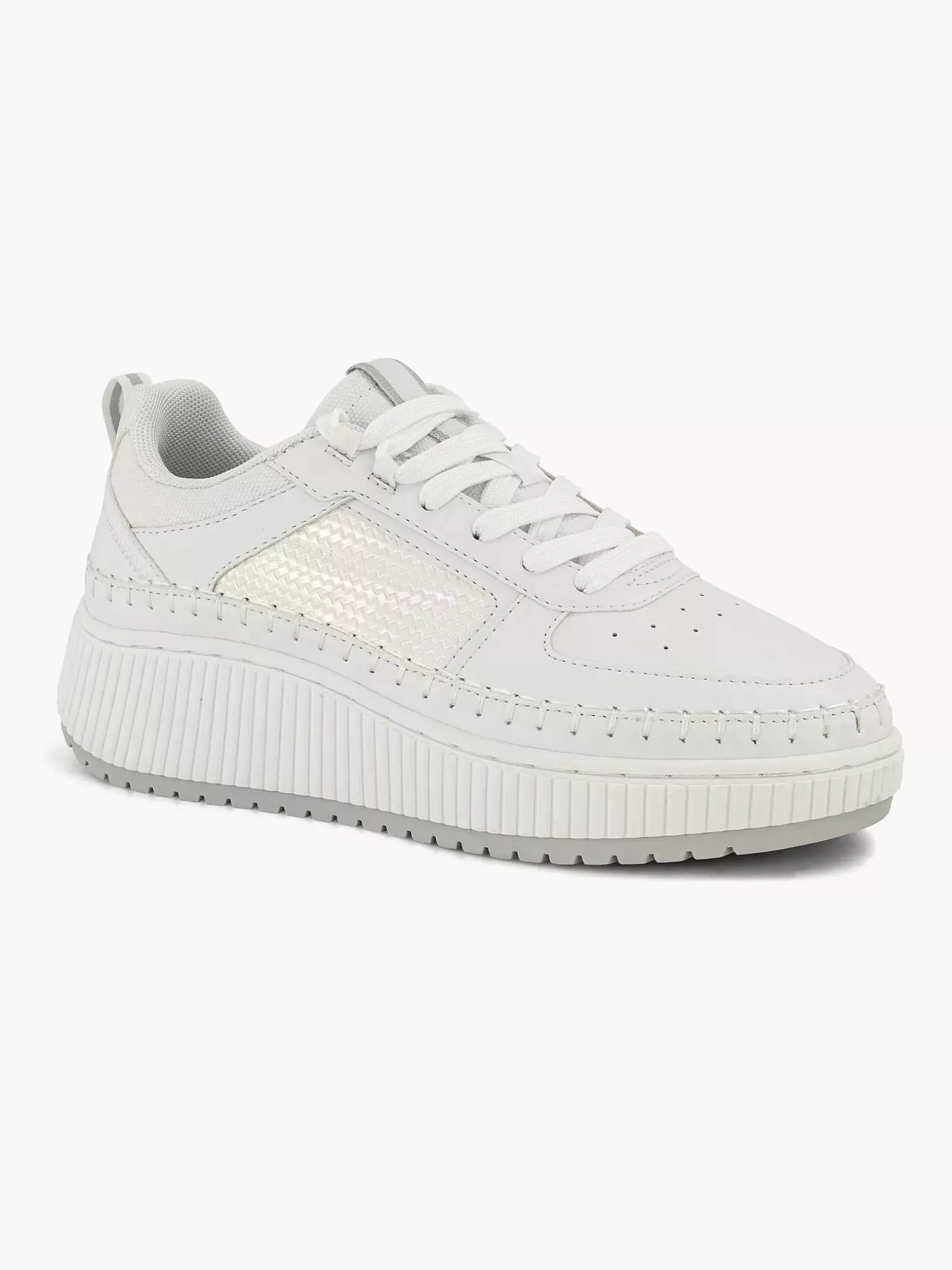 Dames Oxmox Witte Platform Sneaker