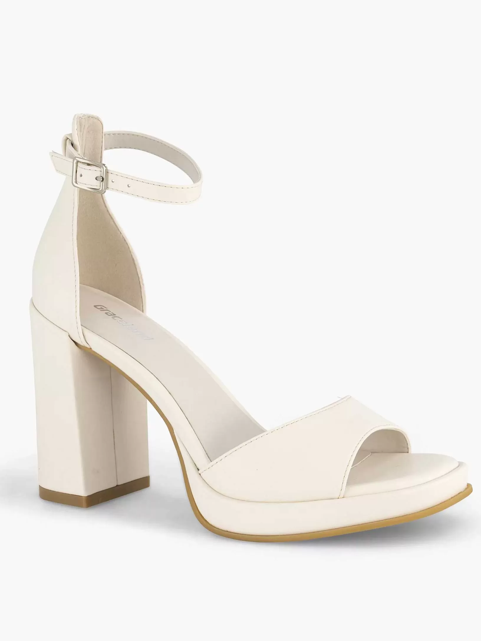 Dames Graceland Witte Sandalette