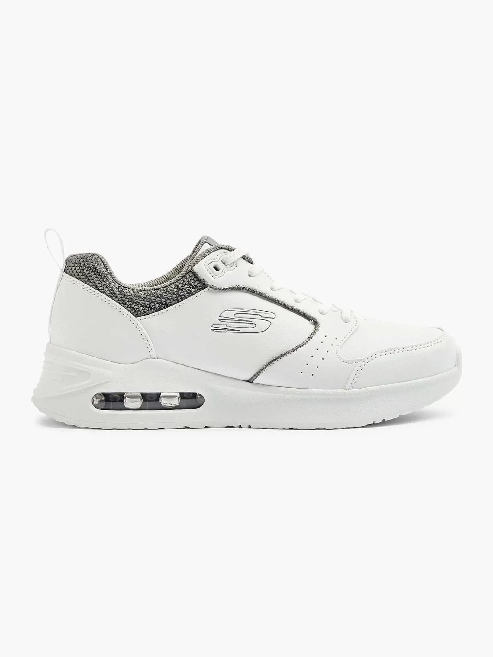 Heren Skechers Witte Solitair