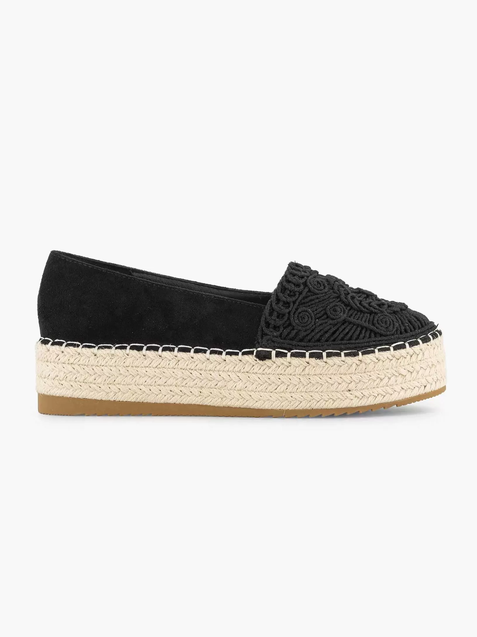 Dames Graceland Zwarte Espadrille