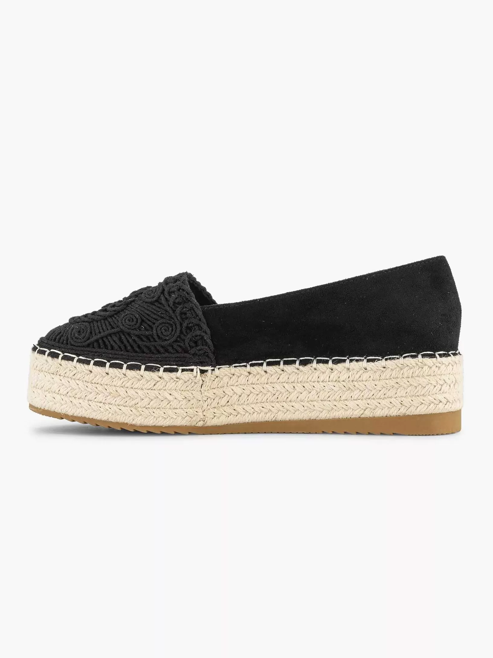 Dames Graceland Zwarte Espadrille