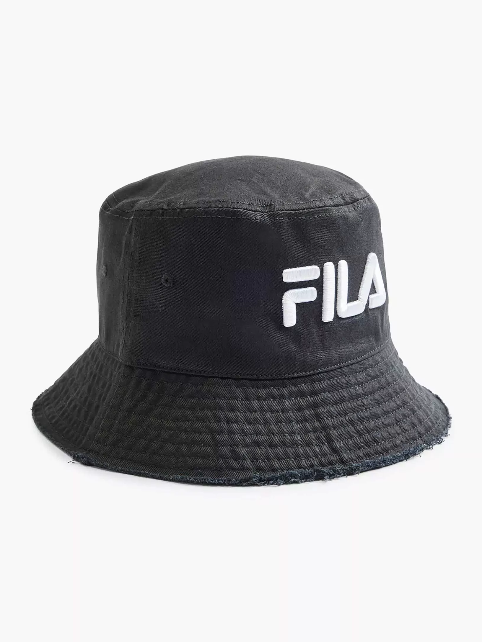 Dames FILA Zwarte Bucket Hat Mit