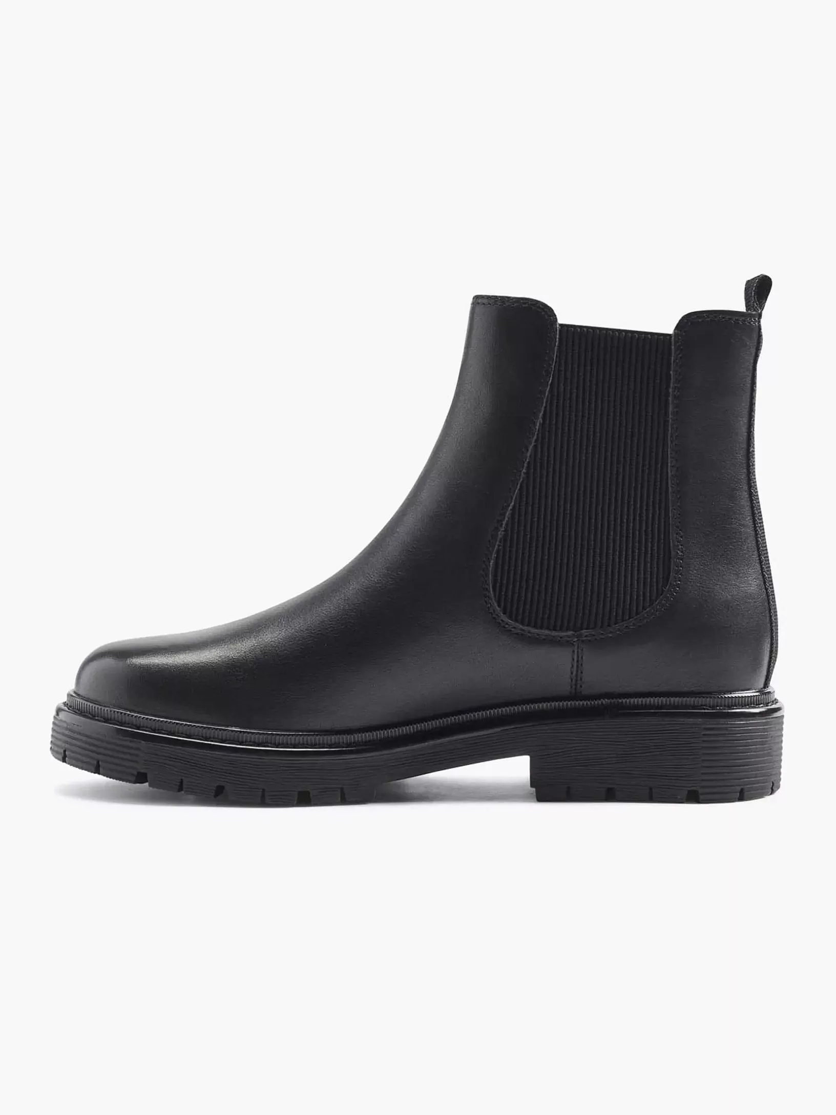 Dames 5th Avenue Zwarte Leren Chelsea Boot