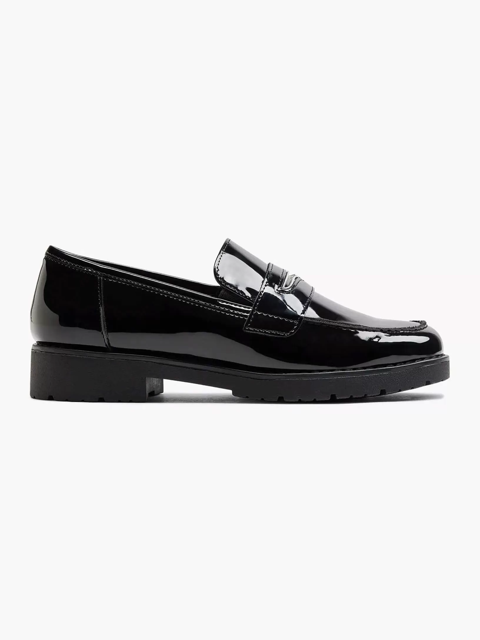 Dames Graceland Zwarte Loafer Lak