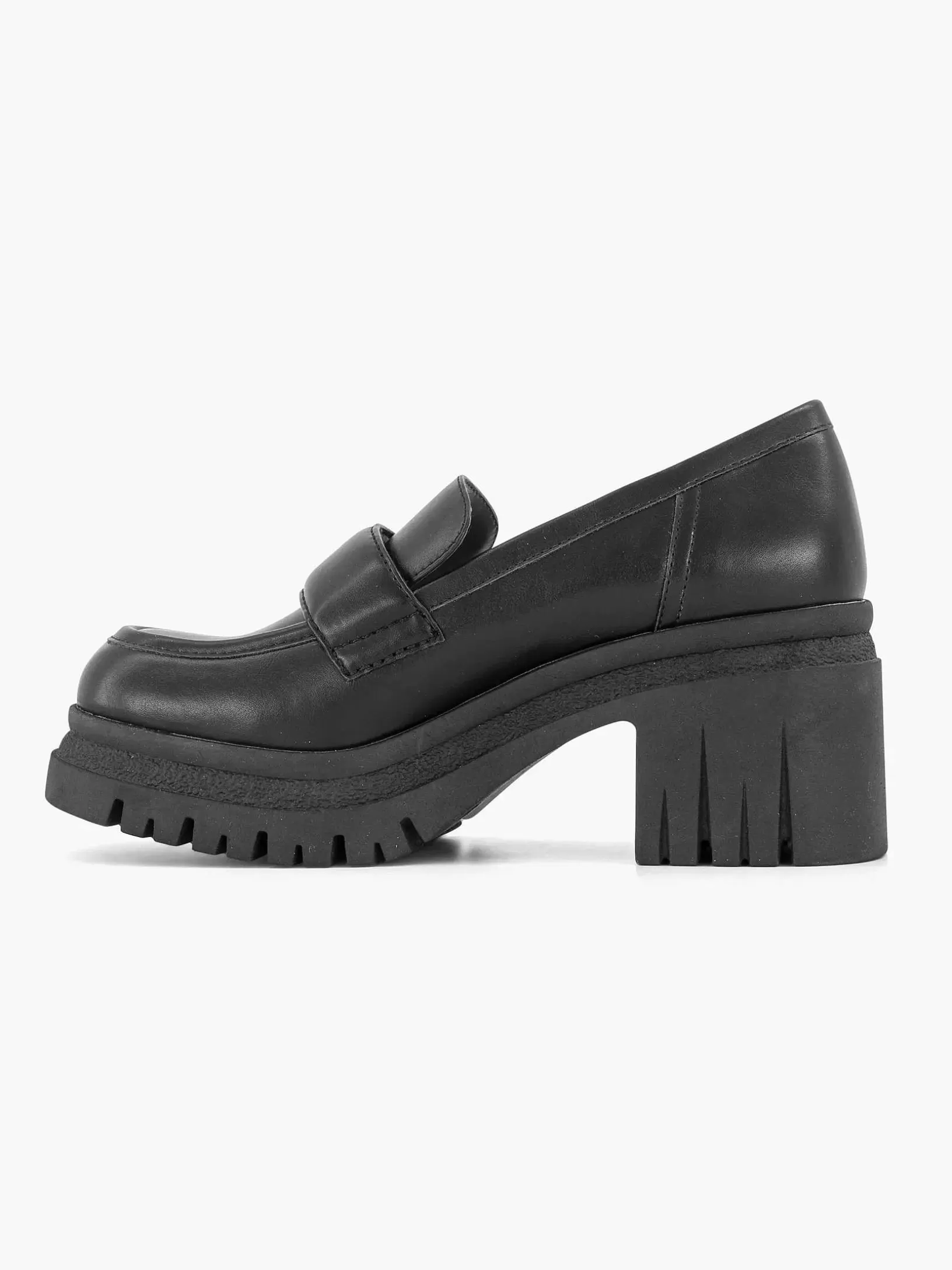 Dames Oxmox Zwarte Platform Loafer