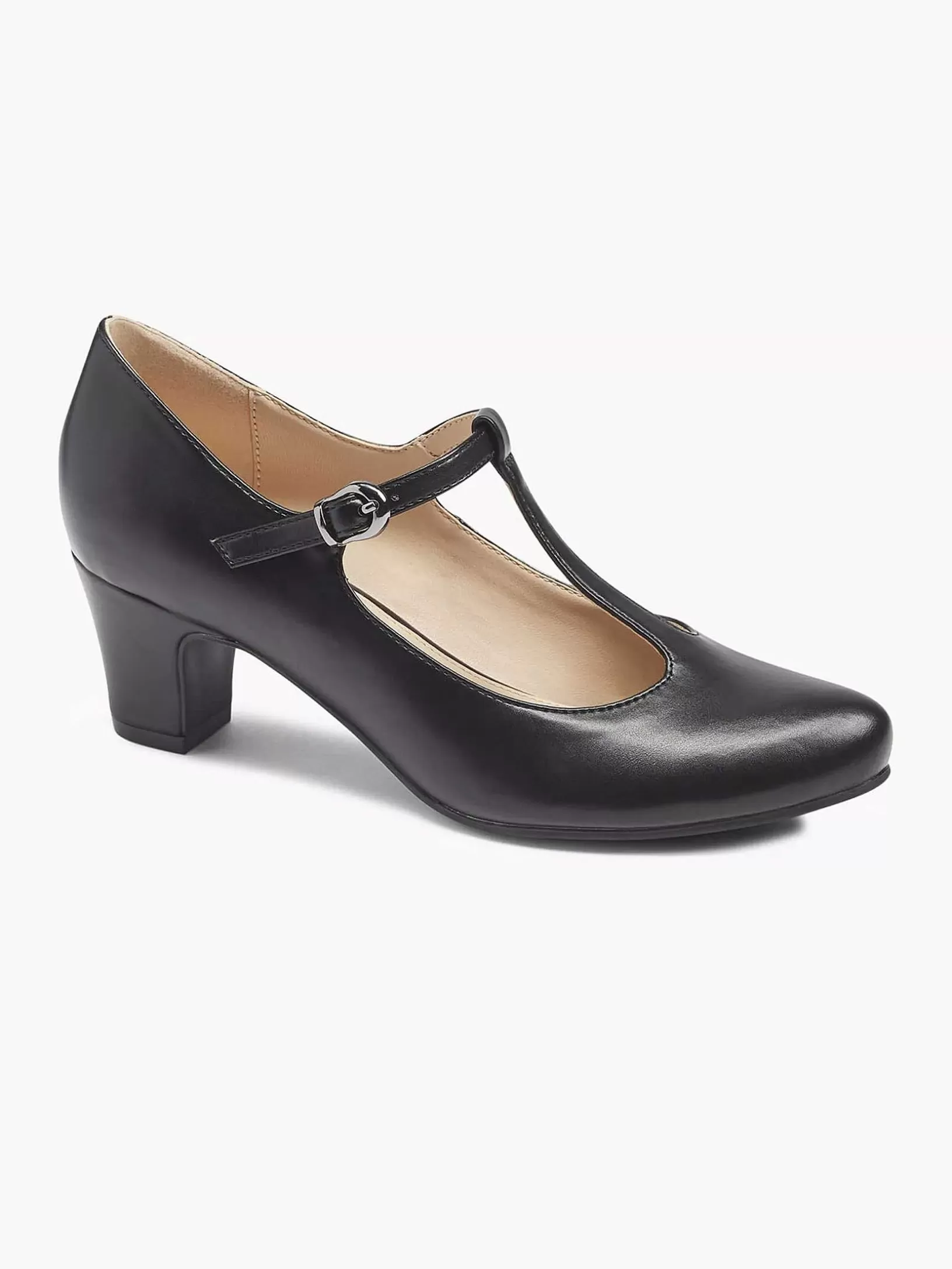 Dames Graceland Zwarte Pump Gesp