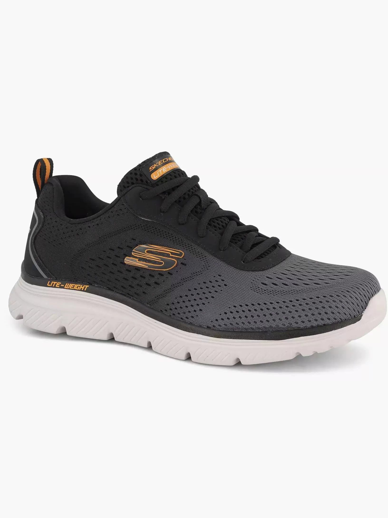 Heren Skechers Zwarte Sneaker Memory Foam